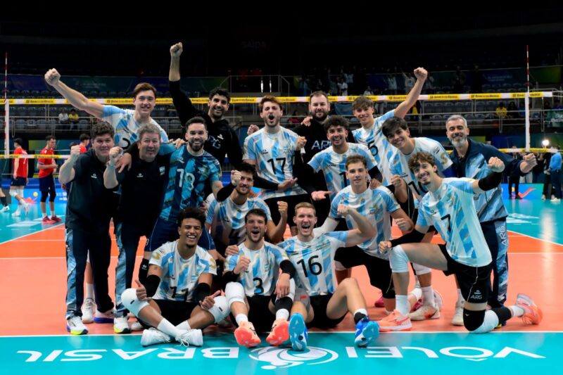 Germán Gómez fue titular en el tercer triunfo Argentino en Río