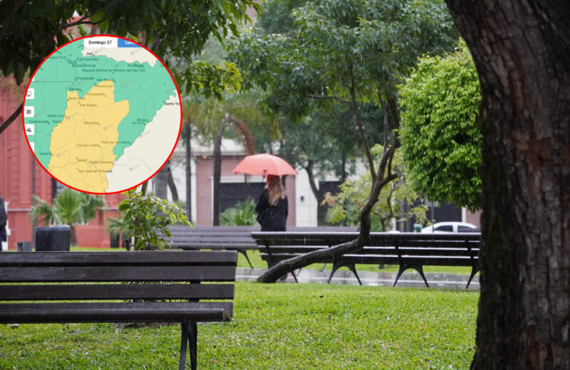 Alerta amarilla por tormentas en Corrientes: qué zonas abarca el pronóstico
