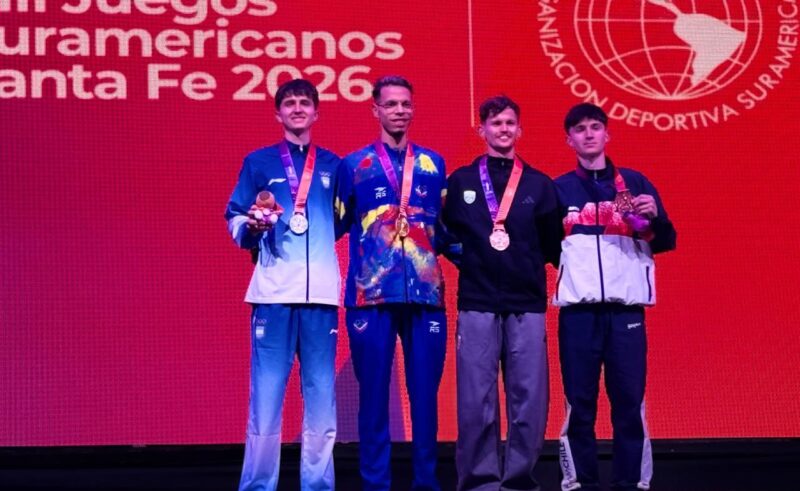 Ignacio Espínola Serial se colgó la medalla de plata en los Juegos Suramericanos