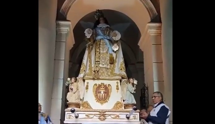 Día de la Virgen de la Merced: el emotivo saludo de cientos de fieles a la medianoche