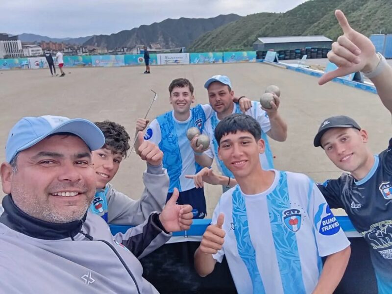 Tiziano Mendoza vivió una inolvidable experiencia en el Mundial de Bochas