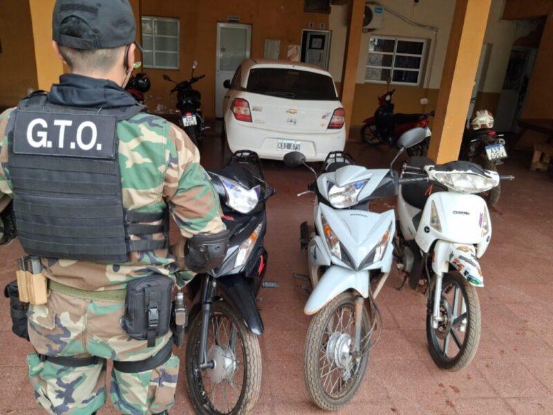 Santo Tomé: secuestraron autos y motos con documentación apócrifa