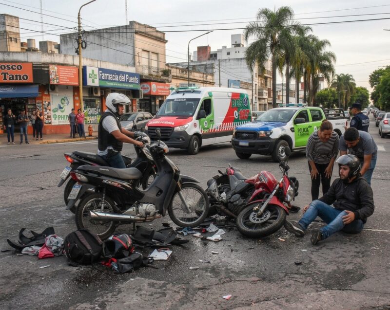 Semáforos en rojo: la infracción más común detrás de los siniestros en moto