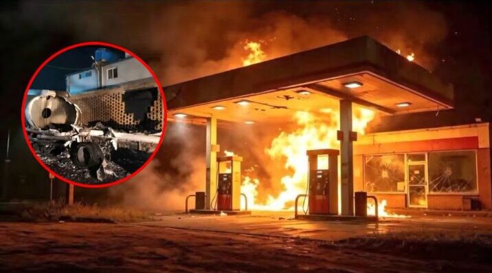 Santo Tomé: explotó un camión cisterna en una estación de servicio y la Ruta 14 estuvo cortada