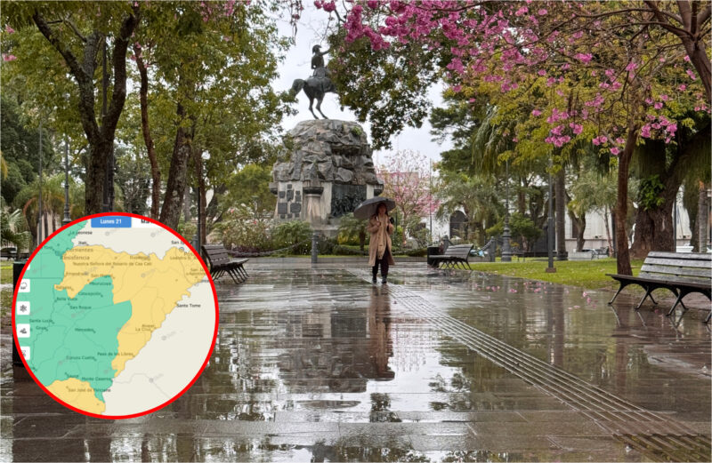 Pronóstico en Corrientes: advierten por tormentas fuertes y vientos de más de 70 km/h