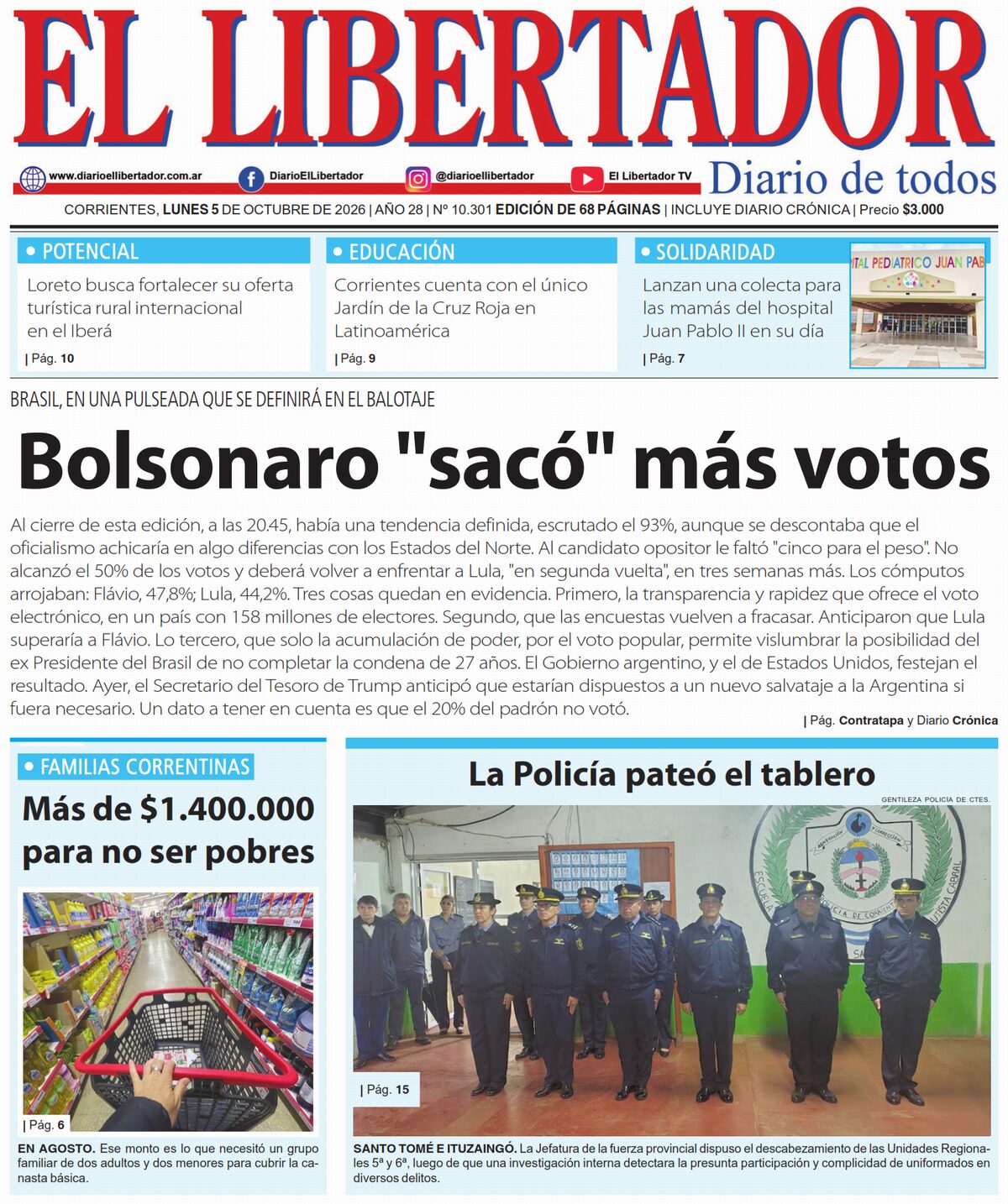 Diario Digital 5 de octubre de 2026