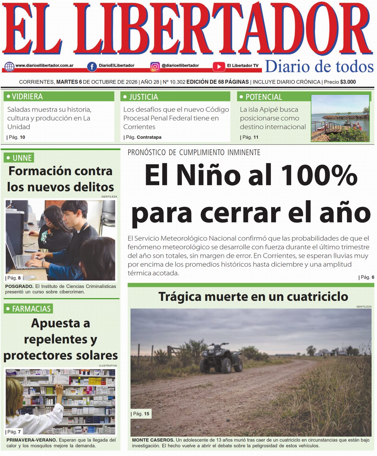 Diario Digital 6 de octubre de 2026