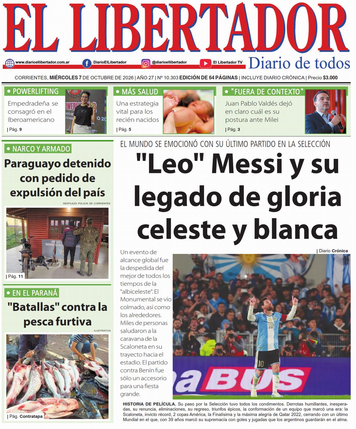 Diario Digital 7 de octubre de 2026