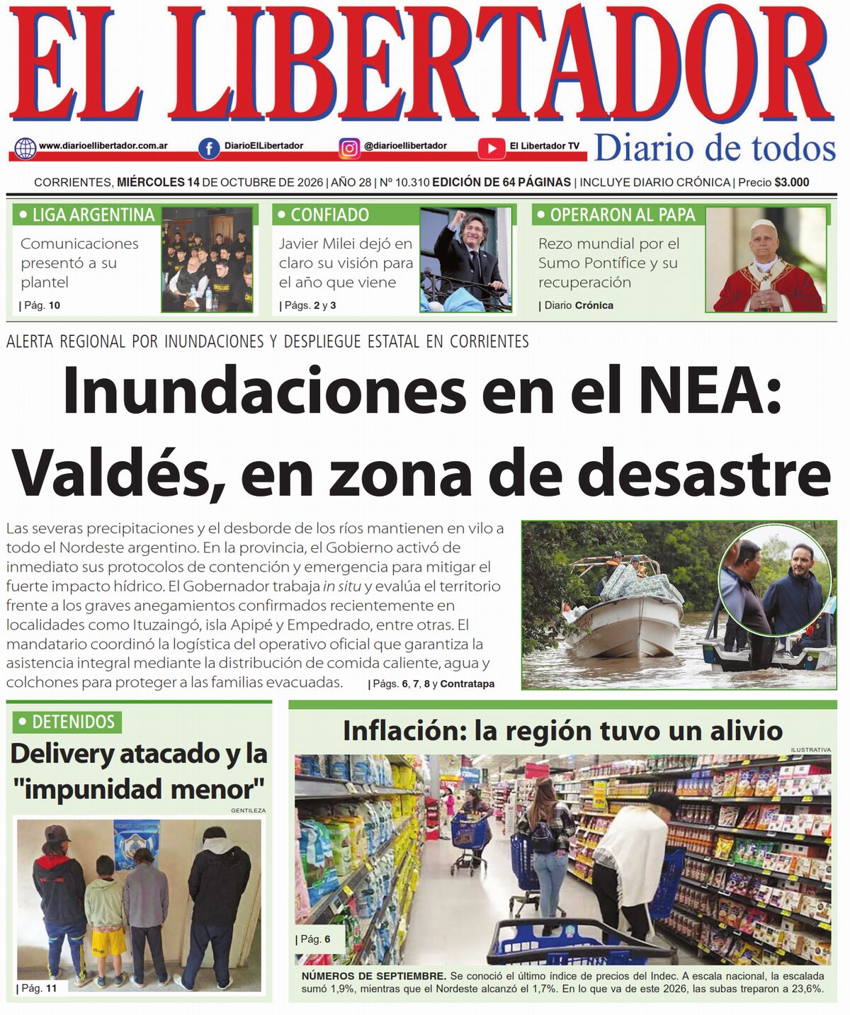 Diario Digital 14 de octubre de 2026