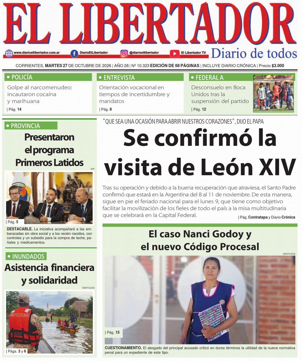 Diario Digital 27 de octubre de 2026