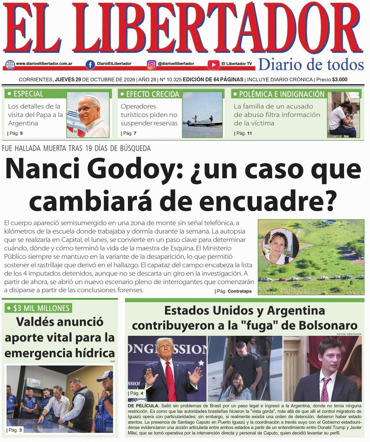 Diario Digital 29 de octubre de 2026