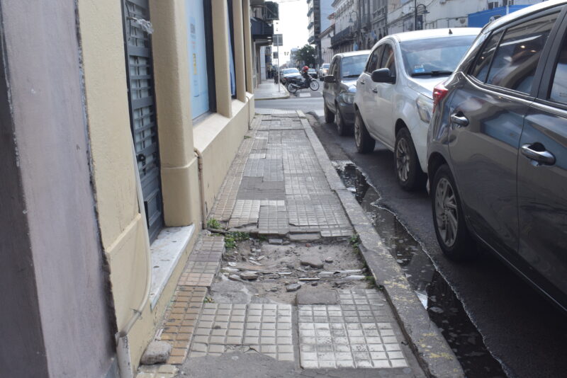 Declararon la Emergencia del Sistema Urbano de Veredas
