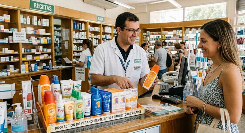 Farmacias buscan reactivar las ventas con protectores solares y repelentes