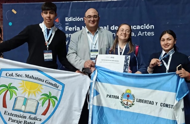 Distinción nacional para alumnos que rescatan una técnica ancestral