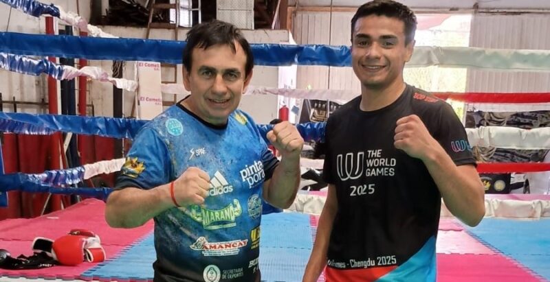 Matías García compite en el Súper 8 Internacional de Kickboxing