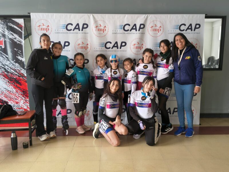 Corrientes se destacó en el Encuentro Nacional de Escuela y Transición de Patín Carrera
