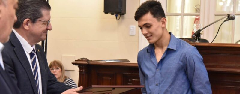 Benjamín Romero, talento correntino en taekwondo y “Joven Honorable”