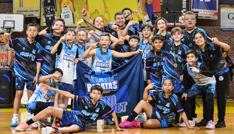 Regatas es el mejor del país en la Liga Federal Formativa de Mini Mixto