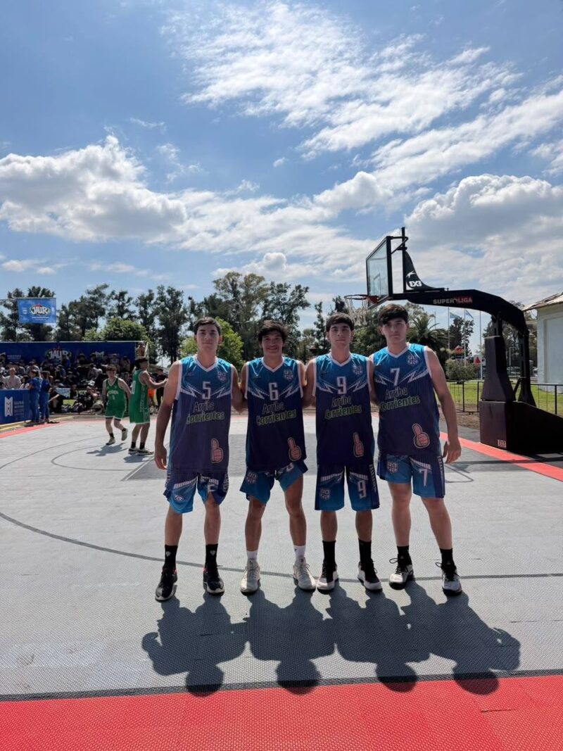 JUAR 2026: Corrientes arrancó su participación en el básquet 3×3