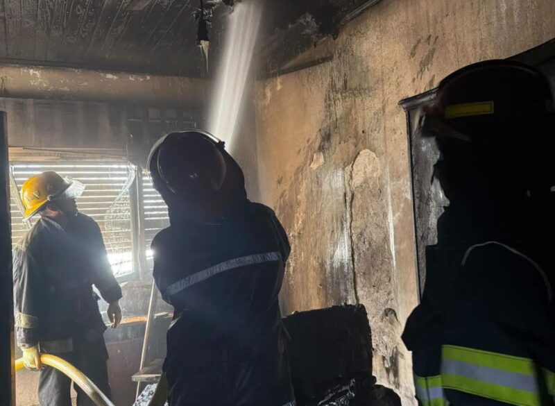 Tres dotaciones intervinieron por un incendio en Capital