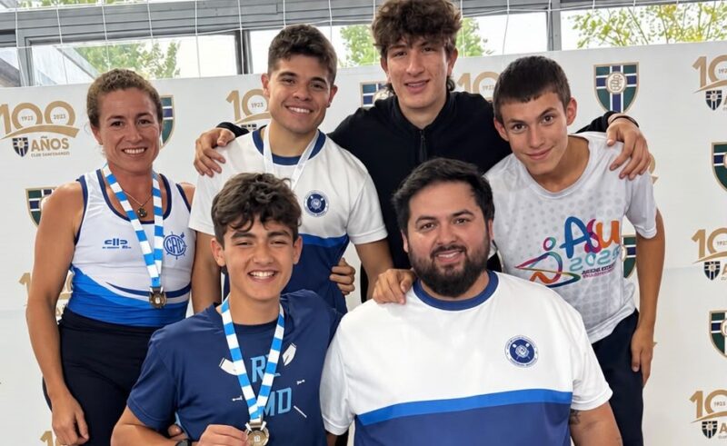 López Rivadeneira y Colomba se consagraron campeones en el Argentino de Remo Indoor
