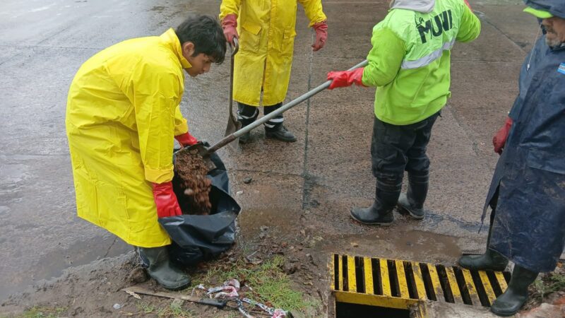Operativo municipal ante el temporal con despliegue de cuadrillas