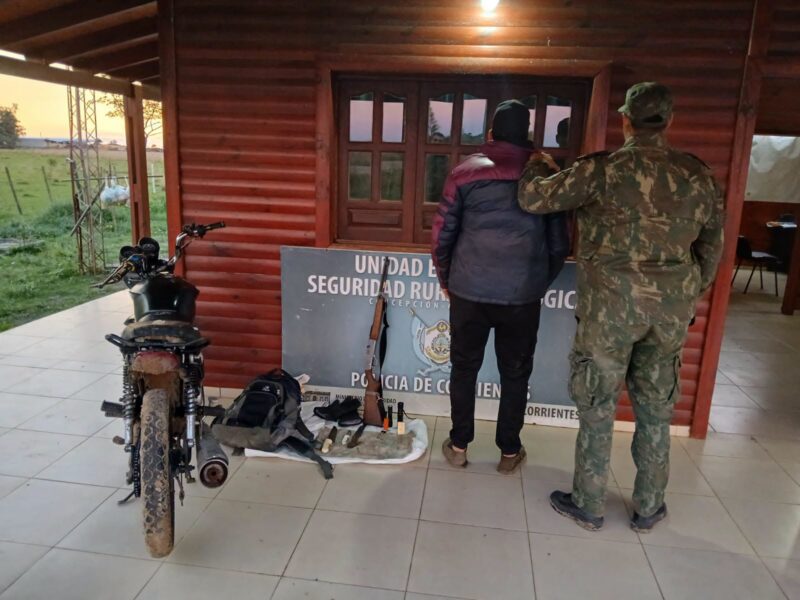 Detuvieron a un paraguayo armado que tenía orden de expulsión del país