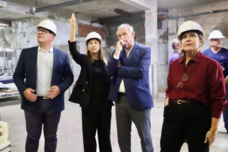 Avanzan obras en el Hospital Escuela