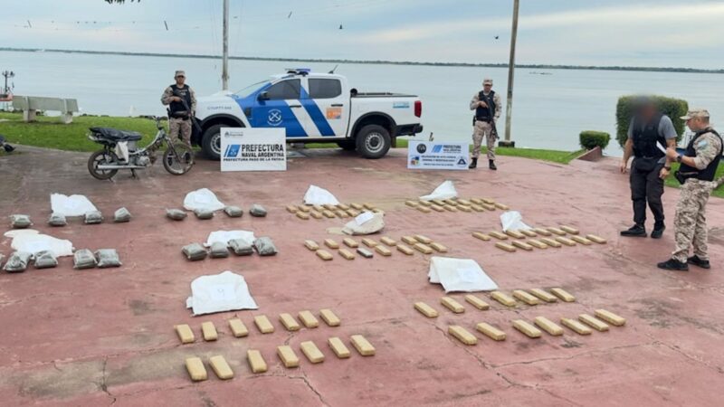 Prefectura incautó marihuana valuada en casi $360 millones