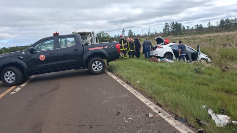 Rehabilitan la circulación en la Ruta 14 tras el trágico choque frontal